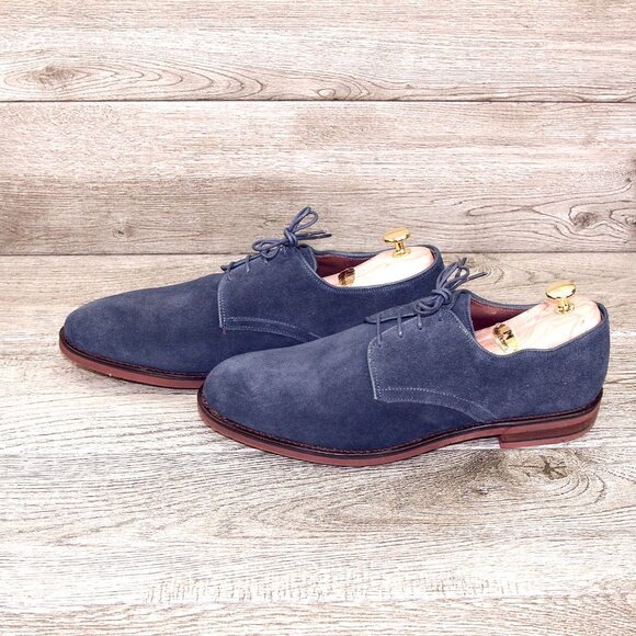 * NIB * $345 Allen Edmonds NOMAD 10.5 D Navy Suede * add $15 new Trees main image 6